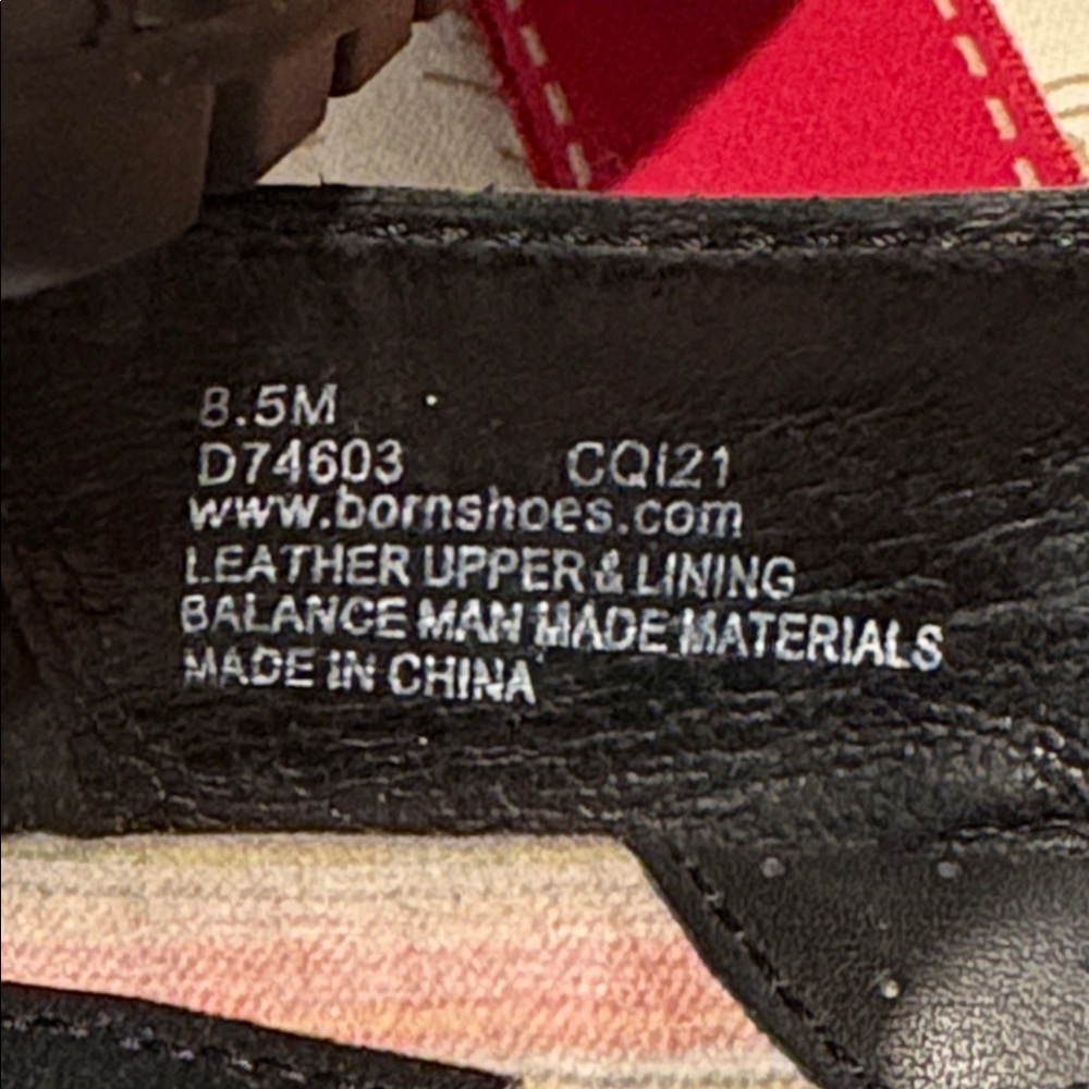 Born Elegant Black Women's Loafers, Excellent Condition, Leather Uppers, 8.5M - Picture 5 of 9